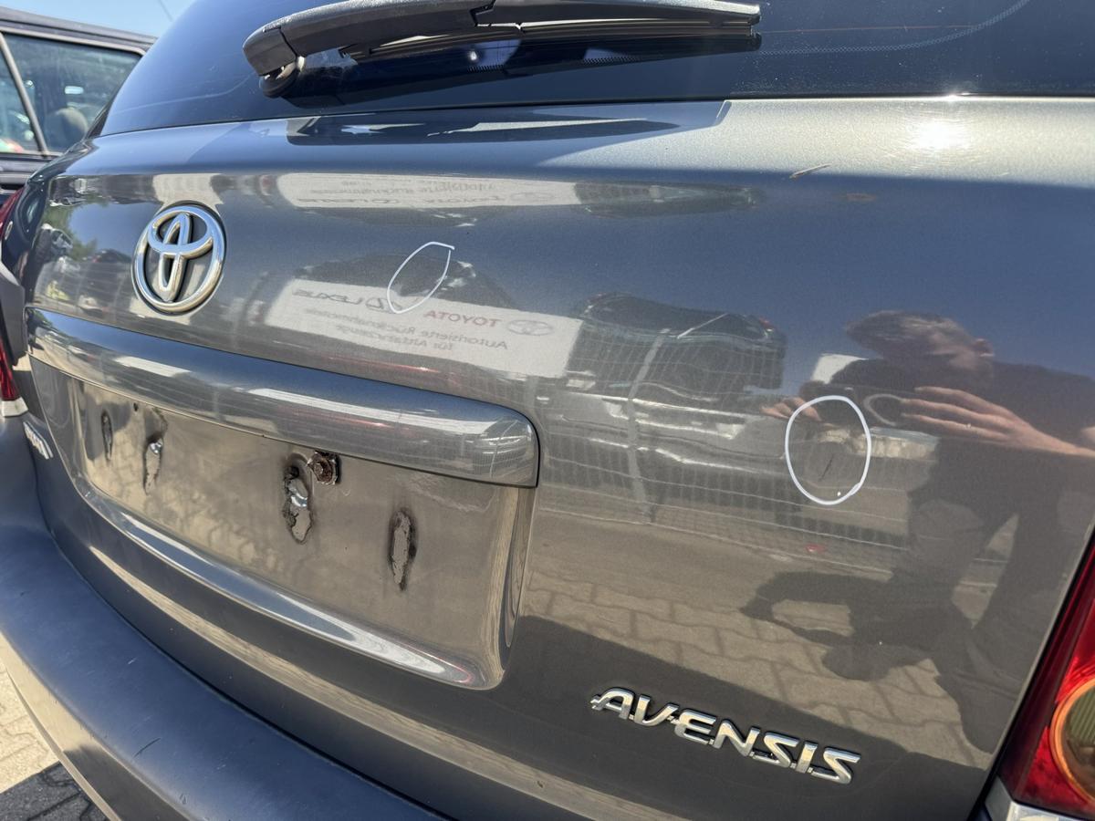Toyota Avensis T25 original Heckklappe mit Heckscheibe 1E5 Gray Perleffekt Kombi Bj.2004